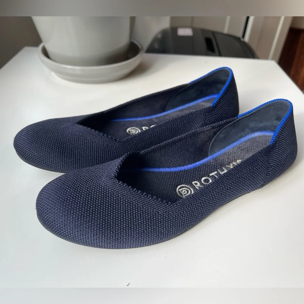 Rothy's Deep Blue Loafers - Picture 2 of 6